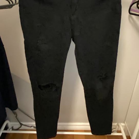 Paige Black Skinny Jeans - Picture 2 of 3